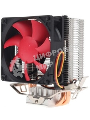 вентилятор CROWN Кулер для процессора CM-92 (Для Intel и AMD, TDP до 95 Ватт, 2шт. медных теплопроводных трубок, Гидродинамическии подшипник, Размер: 117*79*113 мм)