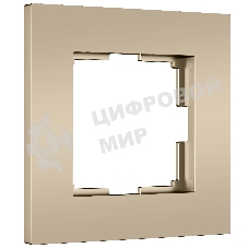 Рамка на 1 пост Slab (шампань софт) W0012911