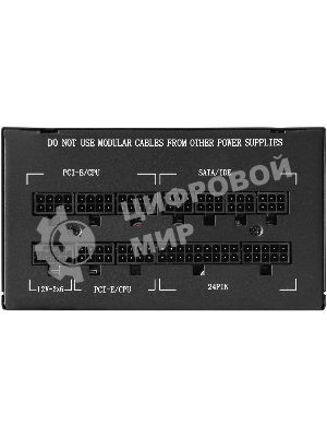 Блок питания Bloody BD-PS1000G, 1000Вт, 80 PLUS Gold, 140мм, модульный, черный