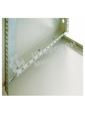 Шкаф телеком. настенный разборный 15U (600х520) дверь стекло (ШРН-Э-15.500) (1 коробка)