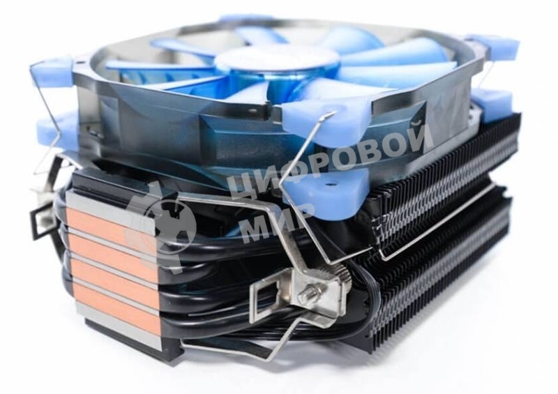 Кулер для процессора AeroCool / Formula Verkho 5 Dark черный, 120 мм, алюминий/медь, 2000 об/мин, 27 дБ, 4 pin, 150 Вт, 156.5 мм