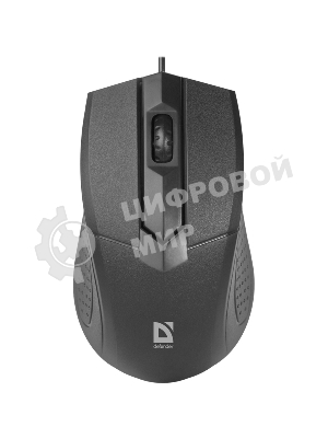 Мышь проводная Defender Optimum MB-270 черный, 1000 dpi, USB, кнопки - 3