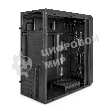 Компьютерный корпус Miditower ExeGate XP-332UC (ATX, без БП, 2хUSB 3.0/1хTypeC, аудио, черный)