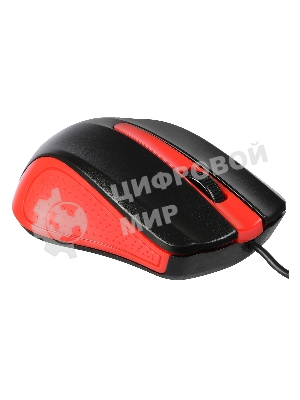 Мышь проводная Acer OMW012 черный/красный, 1200 dpi, USB, кнопки - 3