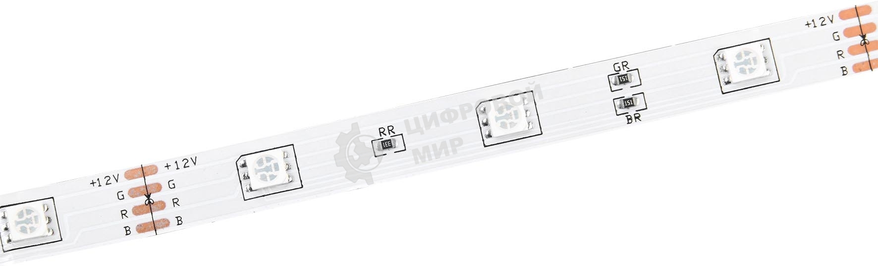Лента светодиодная IEK LED 5м LSR-5050RGB30-7,2-IP20-12В IEK