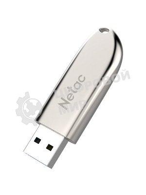 Флешка USB Netac U352 (NT03U352N-064G-20PN), 64Gb, USB 2.0, R/W 50/15, серебристый