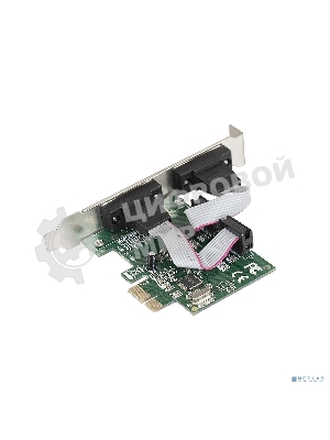 Контроллер ExeGate EXE-307 PCI-E, 2*COM port (OEM)