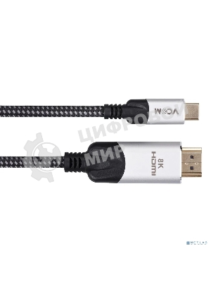 Кабель-адаптер VCOM USB 3.1 Type-Cm --> HDMI A(m) 8K@30Hz, 1,5 м,Alumi Shell,