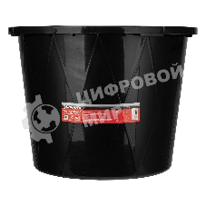 Таз строительный Matrix круглый универсальный, 200л, ударопрочный, с ребрами жесткости