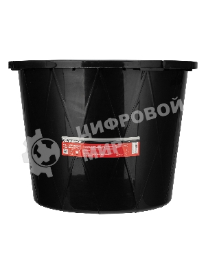 Таз строительный Matrix круглый универсальный, 200л, ударопрочный, с ребрами жесткости