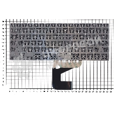 Клавиатура для ноутбука Asus X406 черная