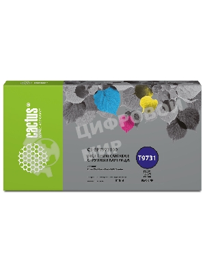Картридж струйный Cactus CS-EPT973100 T9731 черный (540мл) для Epson WorkForce WF-C869RD3TWFC/WF-C869RDTWF