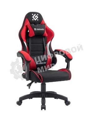 Кресло игровое Defender Sorrento черный/Красный, класс 3, ткань