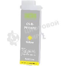 Картридж перезаправляемый струйный Cactus CS-R-PFI107Y желтый для Canon imageProGRAF iPF670/680/685/770/780/785 без чипа