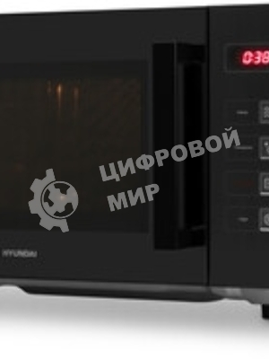 Микроволновая печь Hyundai HYM-D3008 черный, 23 л, 800 Вт, переключатели - кнопки