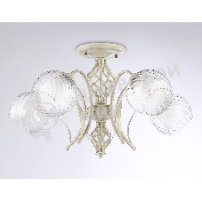 Светильник Ambrella light TR3066/5 WH/GD белый/золото E27*5 max 40W D590*340