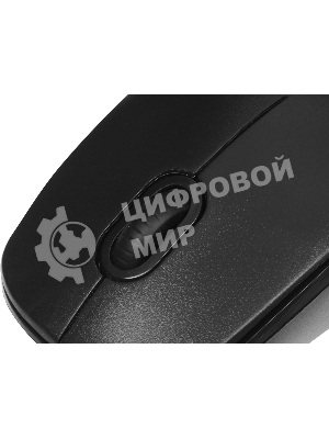 Мышь проводная Oklick 195M черный, 800 dpi, USB, кнопки - 3