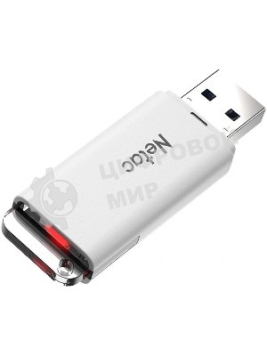 Флешка USB Netac U185 USB 3.0 Flash 128Gb NT03U185N-128G-32WH, LED индикатор NETAC
