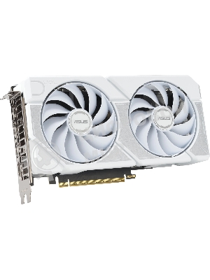 Видеокарта ASUS GeForce RTX 5060 TI DUAL WHITE OC, NVIDIA RTX 5060 Ti, 16 ГБ GDDR7, 128 бит, PCI-e 5.0, 1xHDMI, 3xDP, 2632 МГц