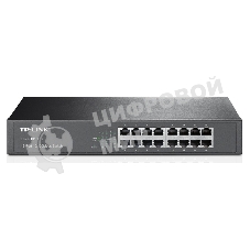 Коммутатор сетевой неуправляемый TP-Link SMB TL-SF1016DS 16 ports 10/100 Мбит/с