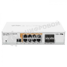 Маршрутизатор 8PORT 1000M 4SFP CRS112-8P-4S-IN MIKROTIK