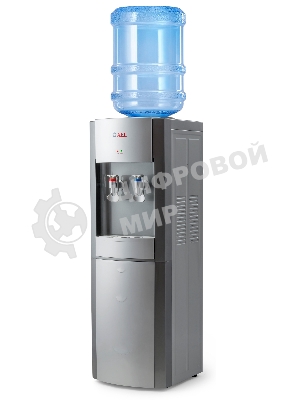 Кулер для воды AEL LD-AEL-28, верхняя загрузка, нагрев 90 °С, охлаждение 15 °С, серебристый/серый