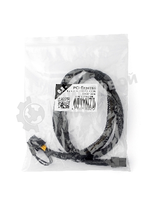 Кабель питания Cablexpert CC-PSU-86 PCI-Express 6-пин на 6+2 пин, 0.8 м