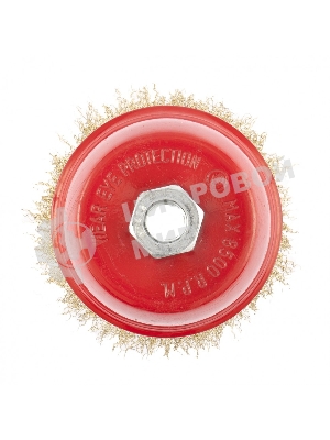 Щетка Matrix для УШМ, 100 мм, М14, 