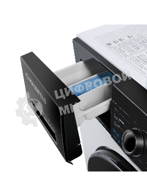 Стиральная машина c инвертором и паром Maunfeld MFWM127IWHD белый, загрузка фронтальная 7 кг, 1200 об/мин, класс: A+++