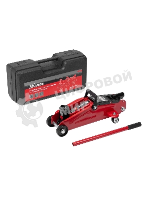 Домкрат гидравлический подкатной MTX 2 т, 140-340 мм, в пласт. кейсе