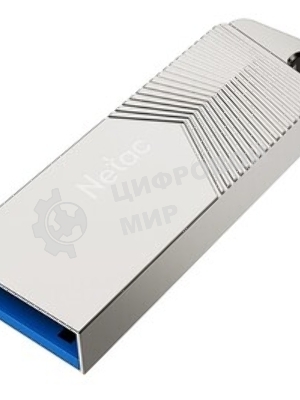 Флешка USB Netac UM1 (NT03UM1N-128G-32PN), 128Gb, USB 3.2, R/W 150/45, серебристый