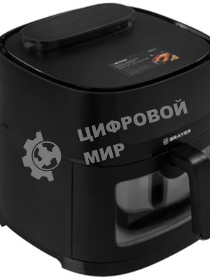 Аэрогриль Brayer BR2042 черный, 1800 Вт, 8 л, сенсор, 8 программ