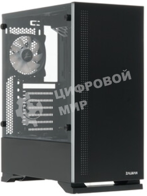Компьютерный корпус ZALMAN S5, ATX, BLACK, WINDOW, 2xCOMBO (3.5
