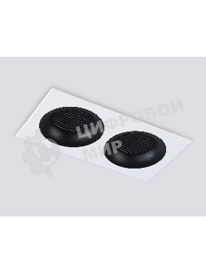 Светильник встраиваемый Ambrella light TN102732/2 WH/BK белый/черный GU5.3 175*92*23