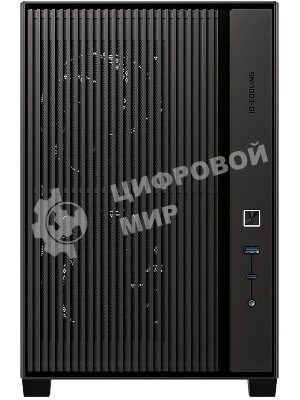 Корпус Case ID-Cooling FLOW 500 AIR Black mATX/win TG/2 fans/Gen2 Type C/CPU180mm/ GPU 403mm/no PSU