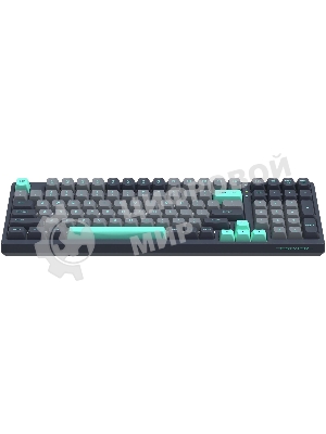Клавиатура проводная A4Tech Fstyler FS300 механическая черный/серый USB for gamer LED (FS300 PANDA ROCK)