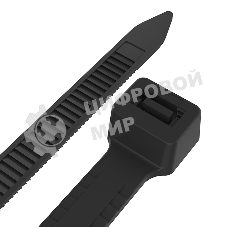 Хомут-стяжкa нейлоновая с тройным замком Rexant 250x3,6 мм, черная, упаковка 100 шт.