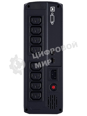 Источник бесперебойного питания UPS CyberPower VP1200EILCD Line-Interactive 1200VA/720W USB/RS-232/RJ11/45 (4 + 4 IEC С13)