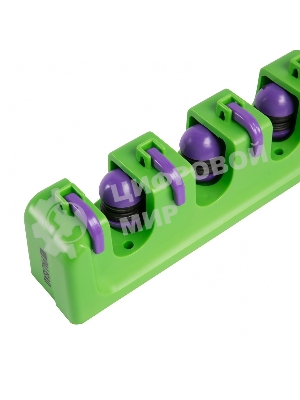 Пластиковый настенный держатель для садово-огородного инструмента Palisad 5 ячеек, 6 крюков