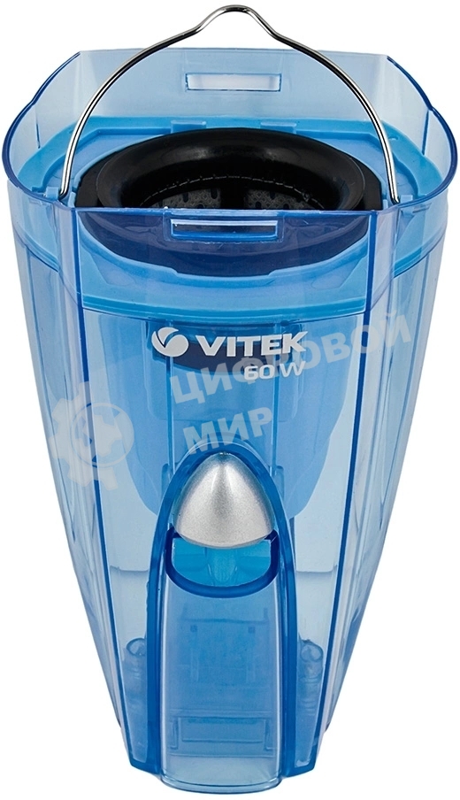 Пылесос ручной Vitek VT-1811 B голубой, 60 Вт, уборка сухая, пылесборник контейнер 0.5 л