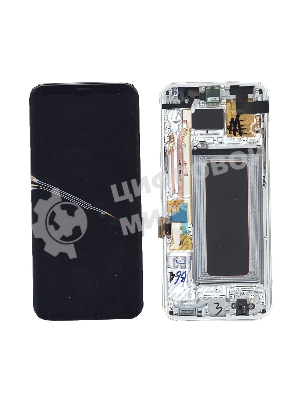 Дисплей для Samsung Galaxy S8 Plus SM-G955F черный c серебристой рамкой
