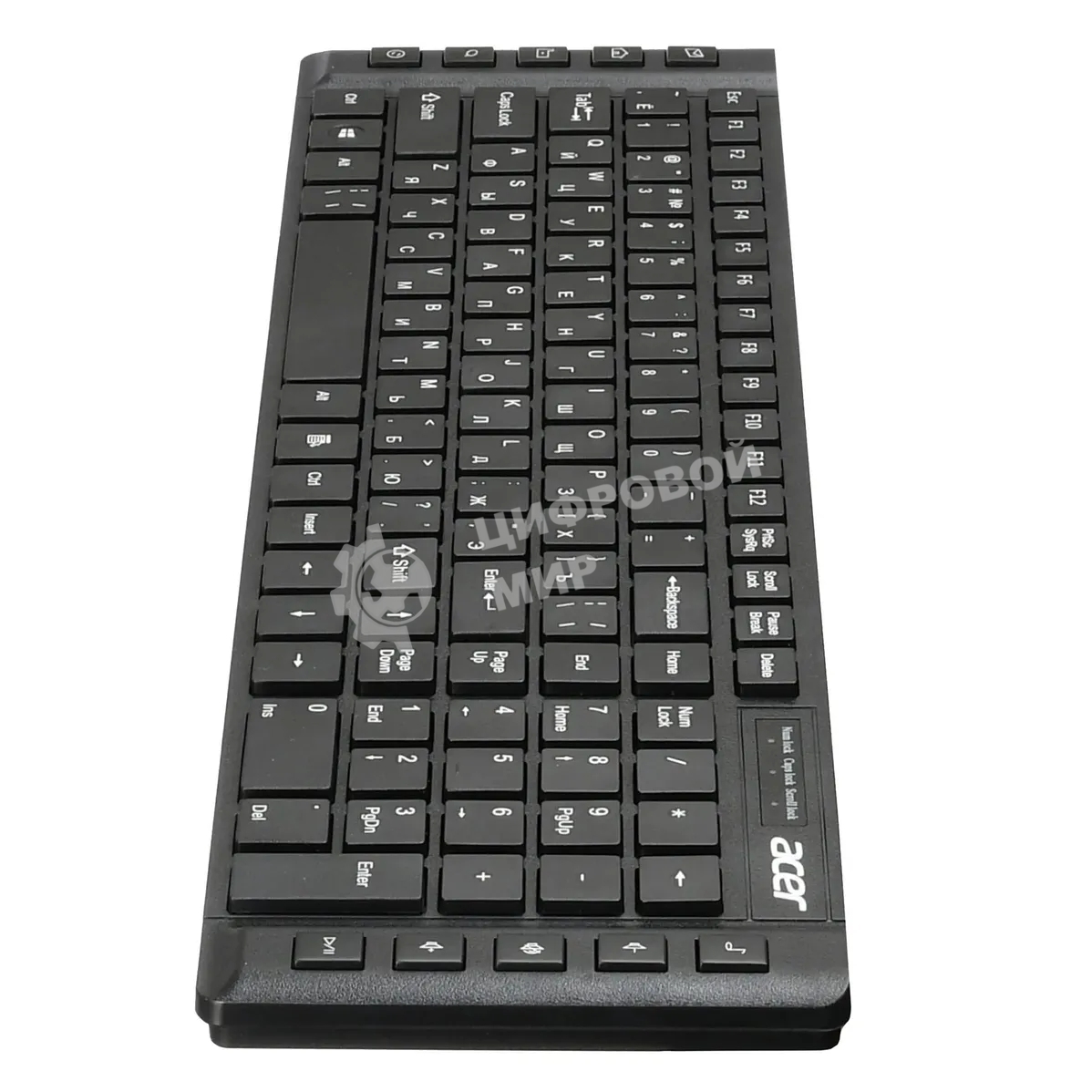 Клавиатура проводная Acer OKW010 ZL.KBDEE.002, USB, черный