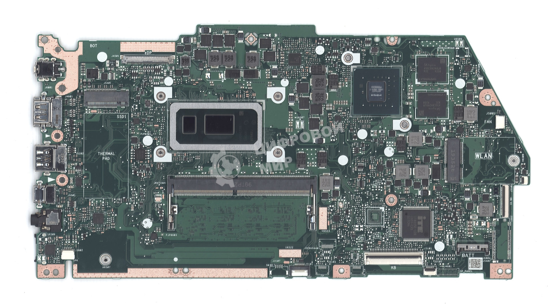 Материнская плата для Asus X531FL 8G/I5-10210U 90NB0LM0-R07000
