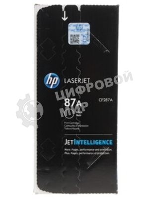 Тонер Картридж HP 87A CF287A черный для HP LJ Ent M506/M527 (9000 стр.)