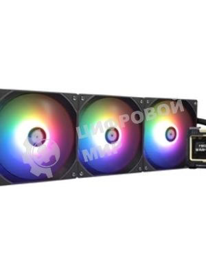 Водяное охлаждение для процессора Thermalright Frozen Warframe 420 ARGB (420мм, LED, Black, ARGB/Fans: 3x140мм, 88.7CFM, 29.8dBA, 1750RPM/Pump height 60мм, 23dBA, 3000RPM, Rad thickness 27мм/S: 1851, 1700, 1200, 115X, 2011, 2066, AM5, AM4)