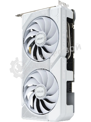Видеокарта ASUS GeForce RTX 5060 TI DUAL WHITE OC, NVIDIA RTX 5060 Ti, 16 ГБ GDDR7, 128 бит, PCI-e 5.0, 1xHDMI, 3xDP, 2632 МГц