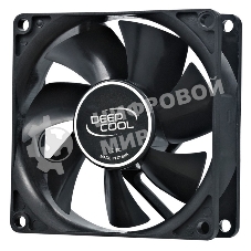 Вентилятор для корпуса DEEPCOOL XFAN 80 черный, 80 мм, 1800 об/мин, 20.3 дБ, Molex