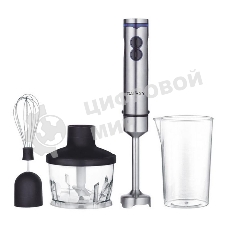 Блендер погружной Galaxy Line GL 2128, серебристый с черным, 800 Вт