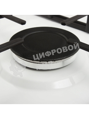 Газовая варочная панель Maunfeld EGHE.32.3EW/G, 2 конфорки, эмалированная сталь, белый