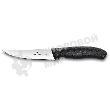 Нож кухонный Victorinox Swiss Classic (6.8103.12B) стальной разделочный лезв.120мм прямая заточка черный блистер